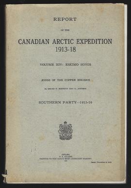 Report of the Canadian Arctic Expedition 1913-18