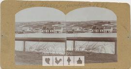 Vue stéréoscopique de l’inondation de Sainte-Marie en 1896