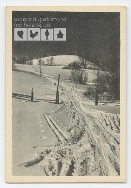 Scène d’hiver à Vallée-Jonction