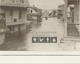 Inondation de la rue principale de Saint-Georges